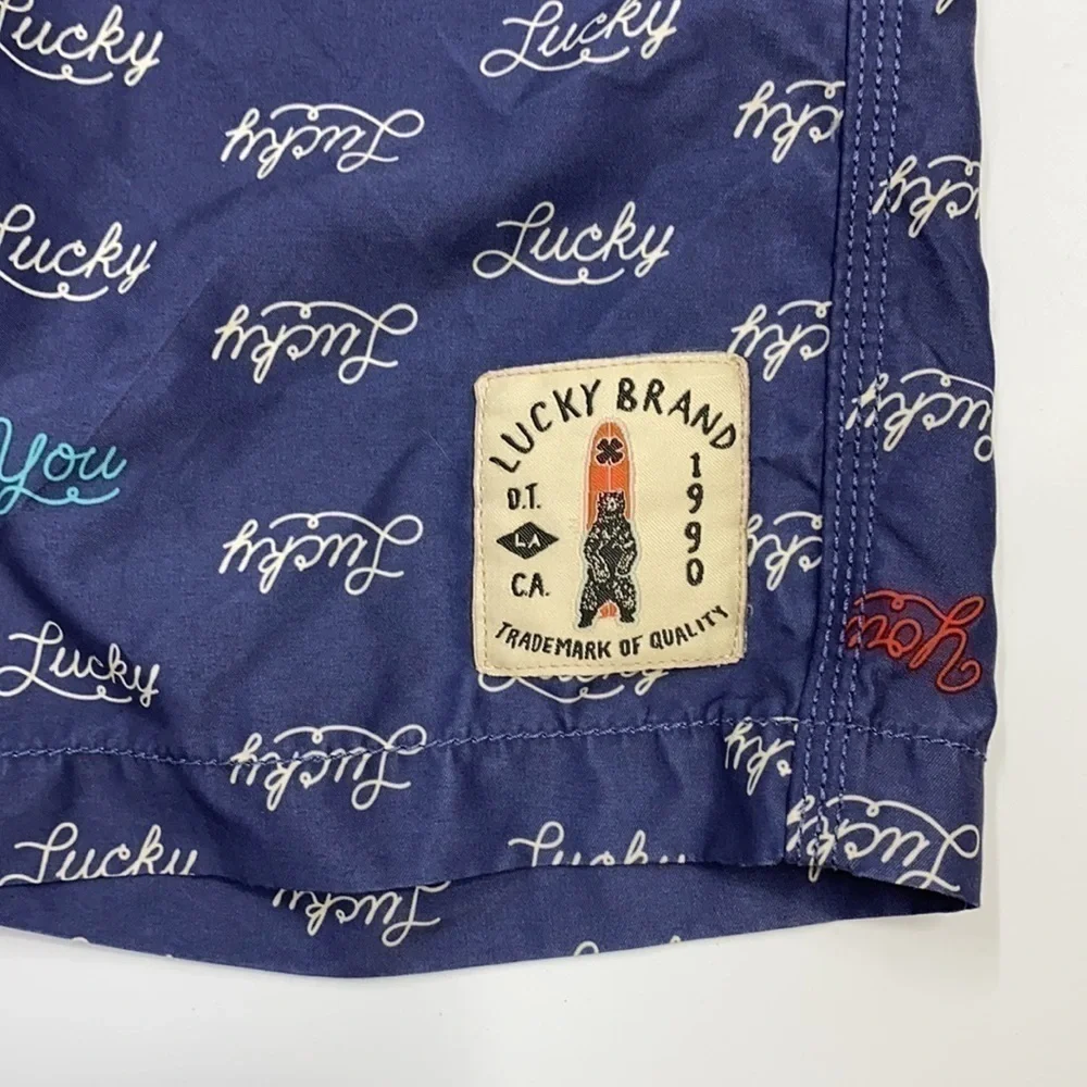 Lucky Brand Blue Swim Trunks Size 20